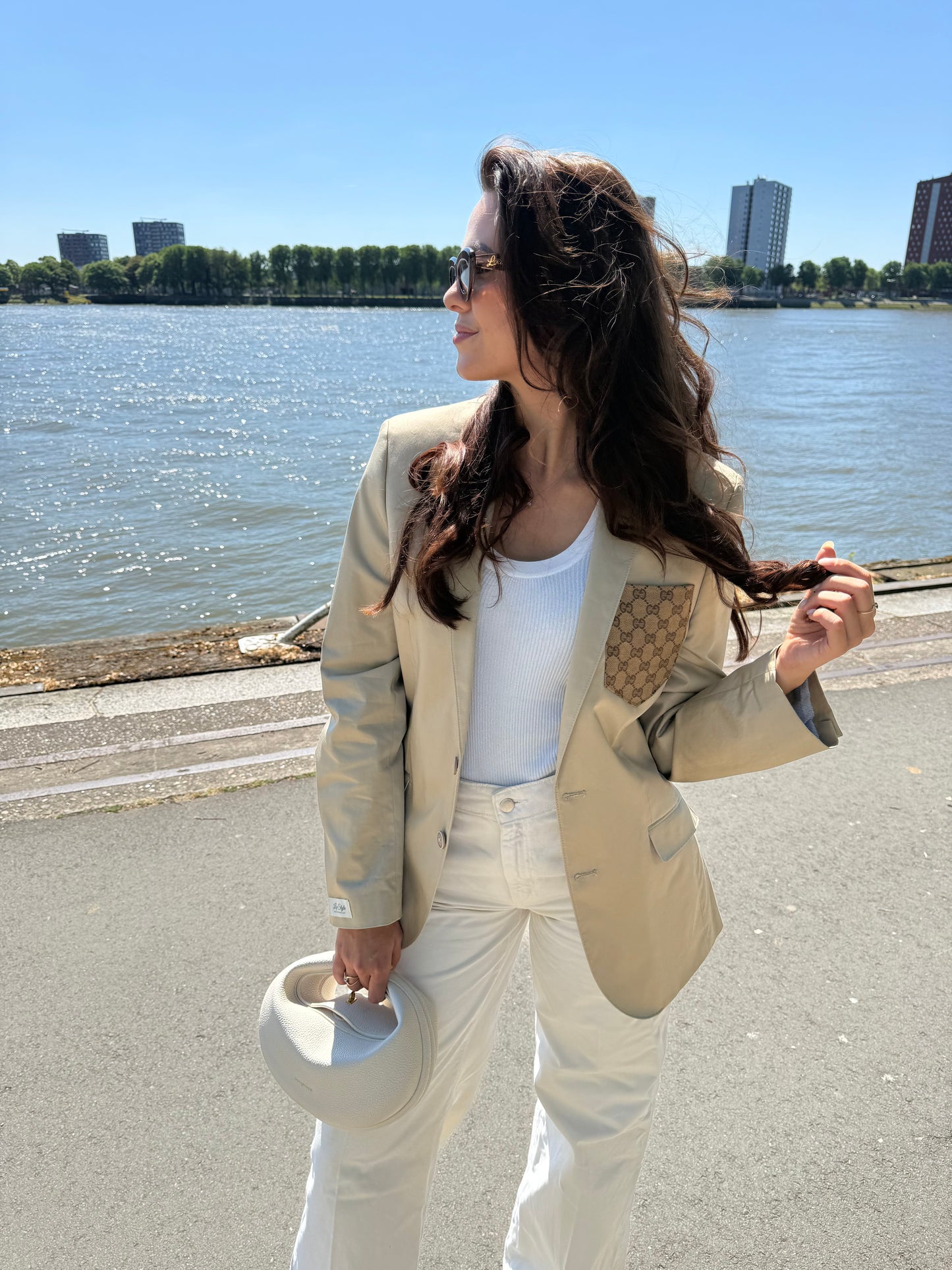 Vintage blazer beige