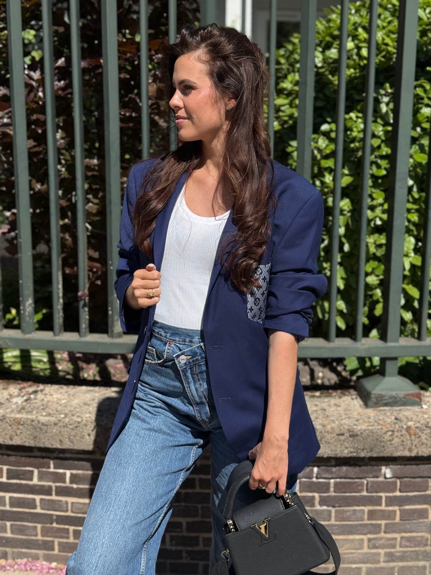 Vintage blazer midnight blue