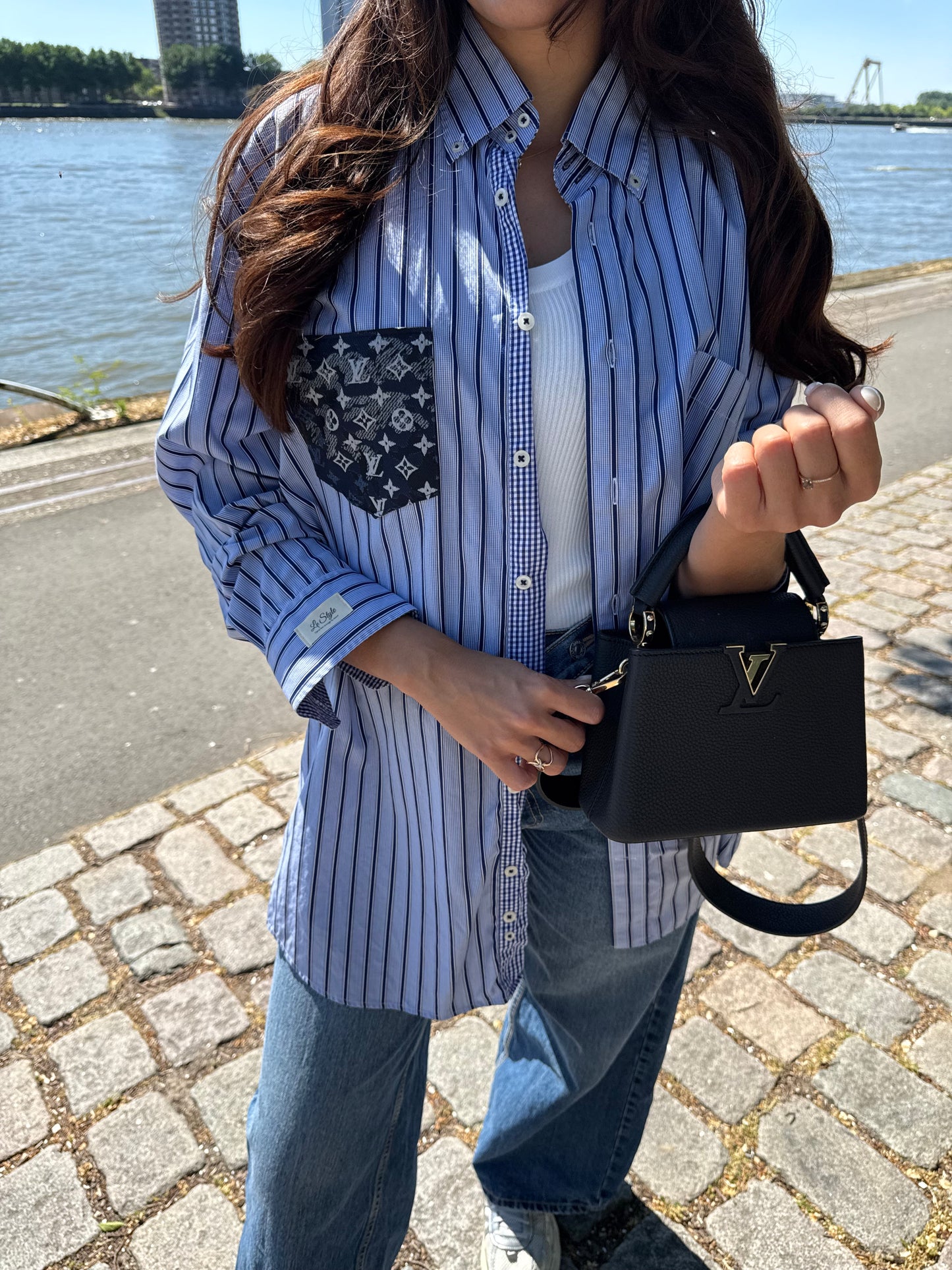 Vintage blouse blue