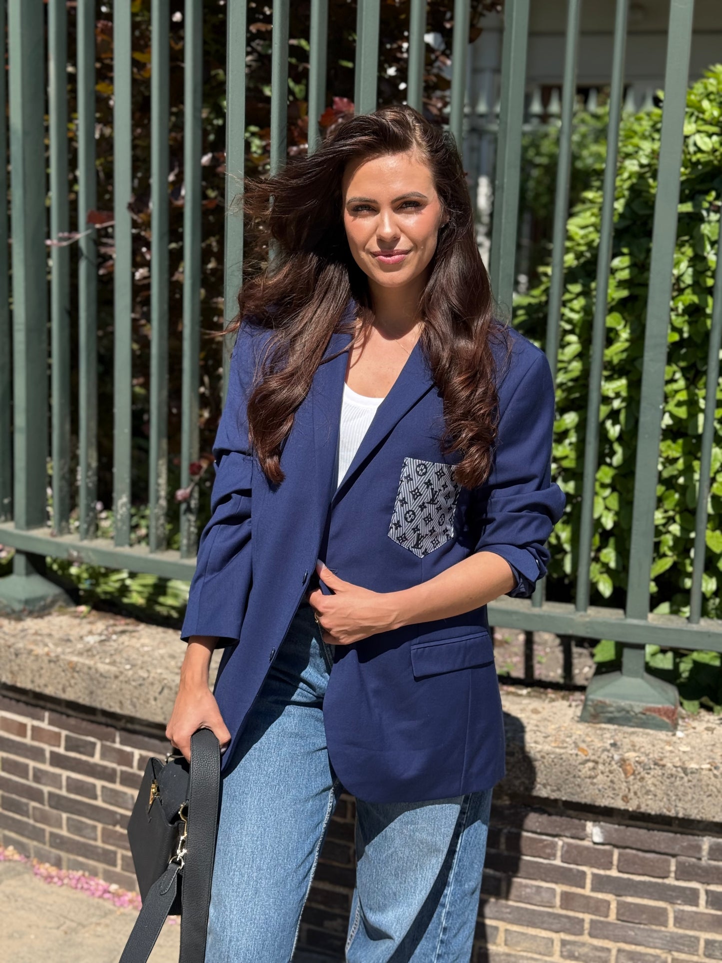 Vintage blazer midnight blue