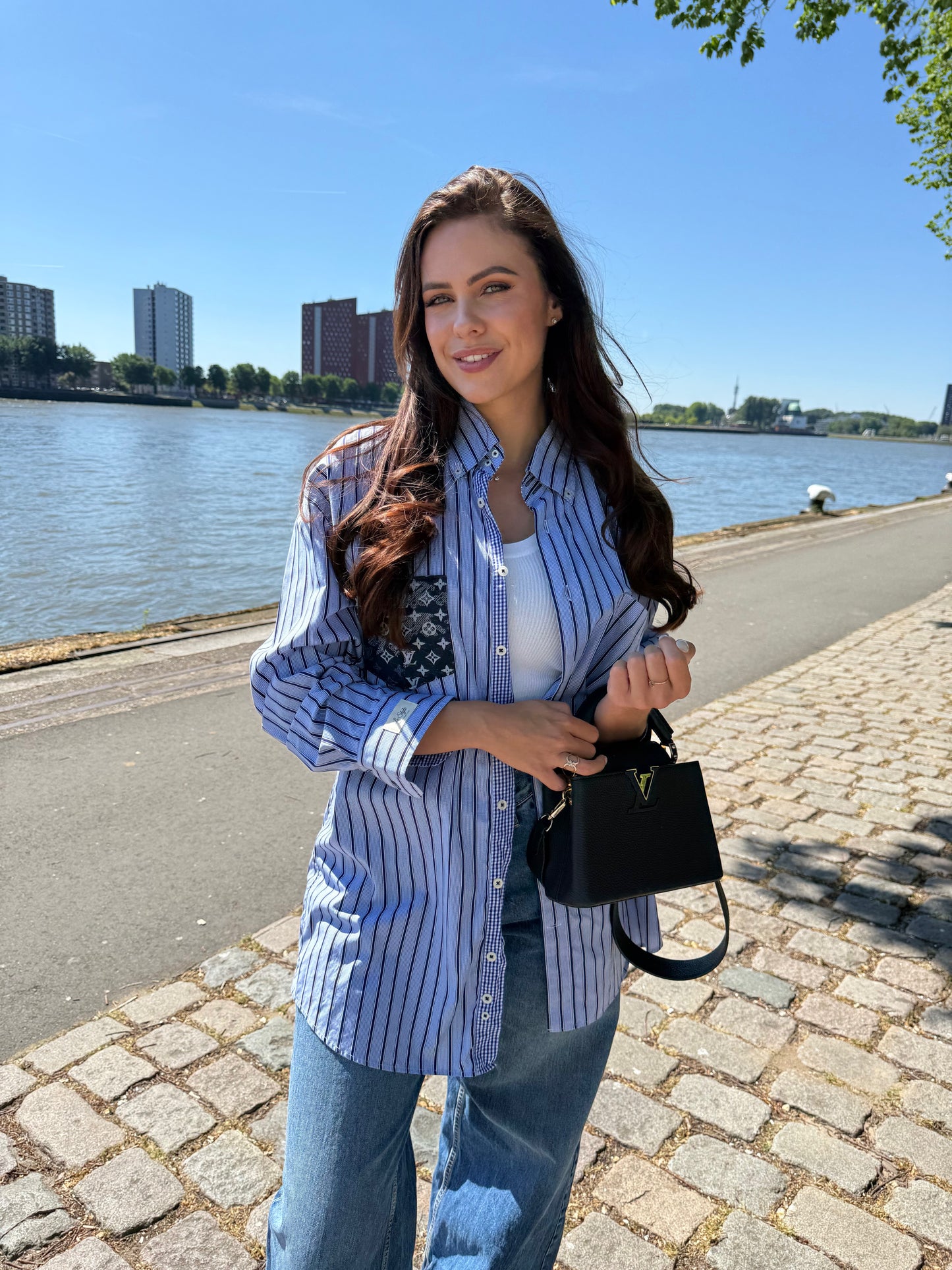 Vintage blouse blue