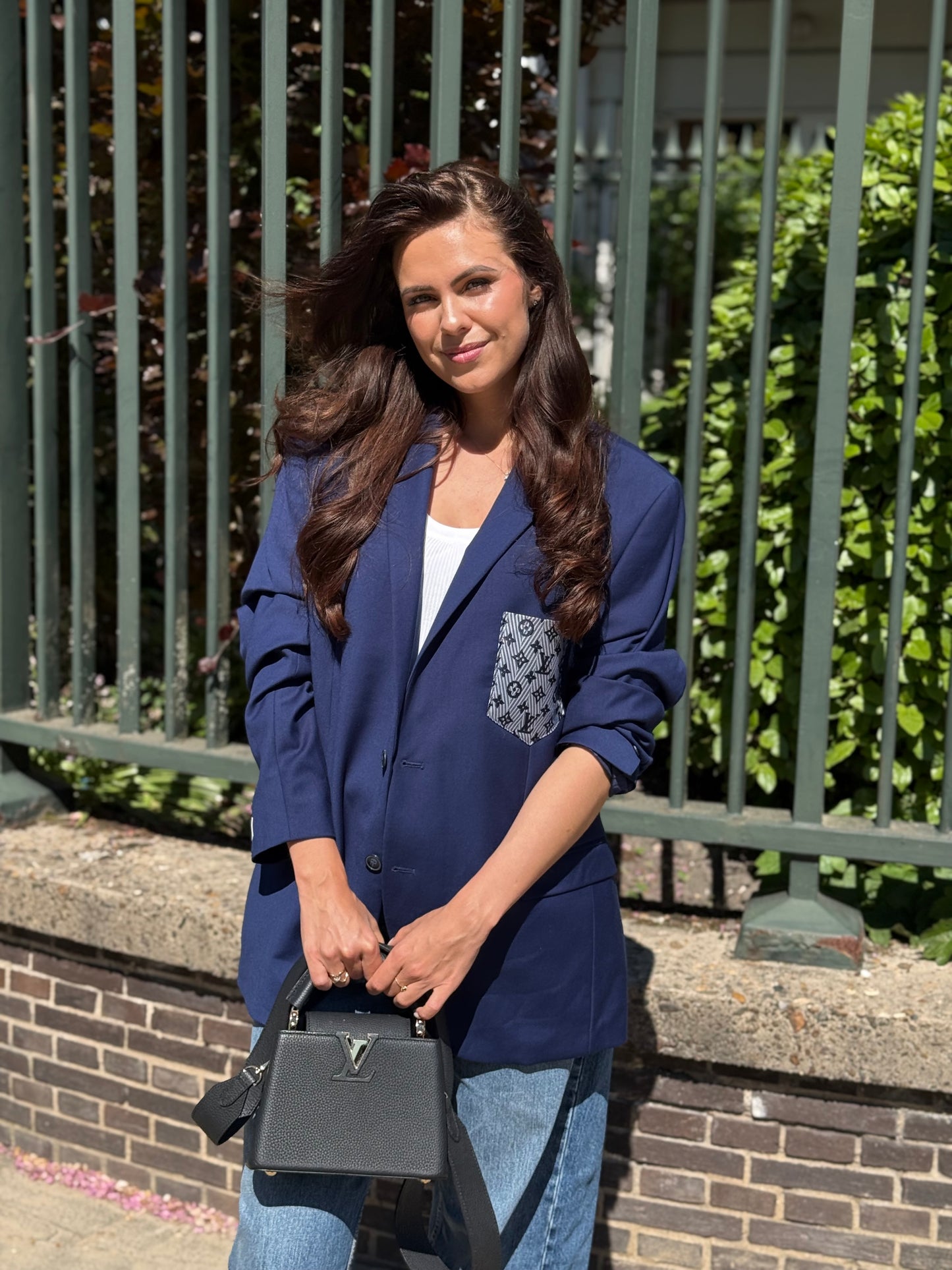 Vintage blazer midnight blue