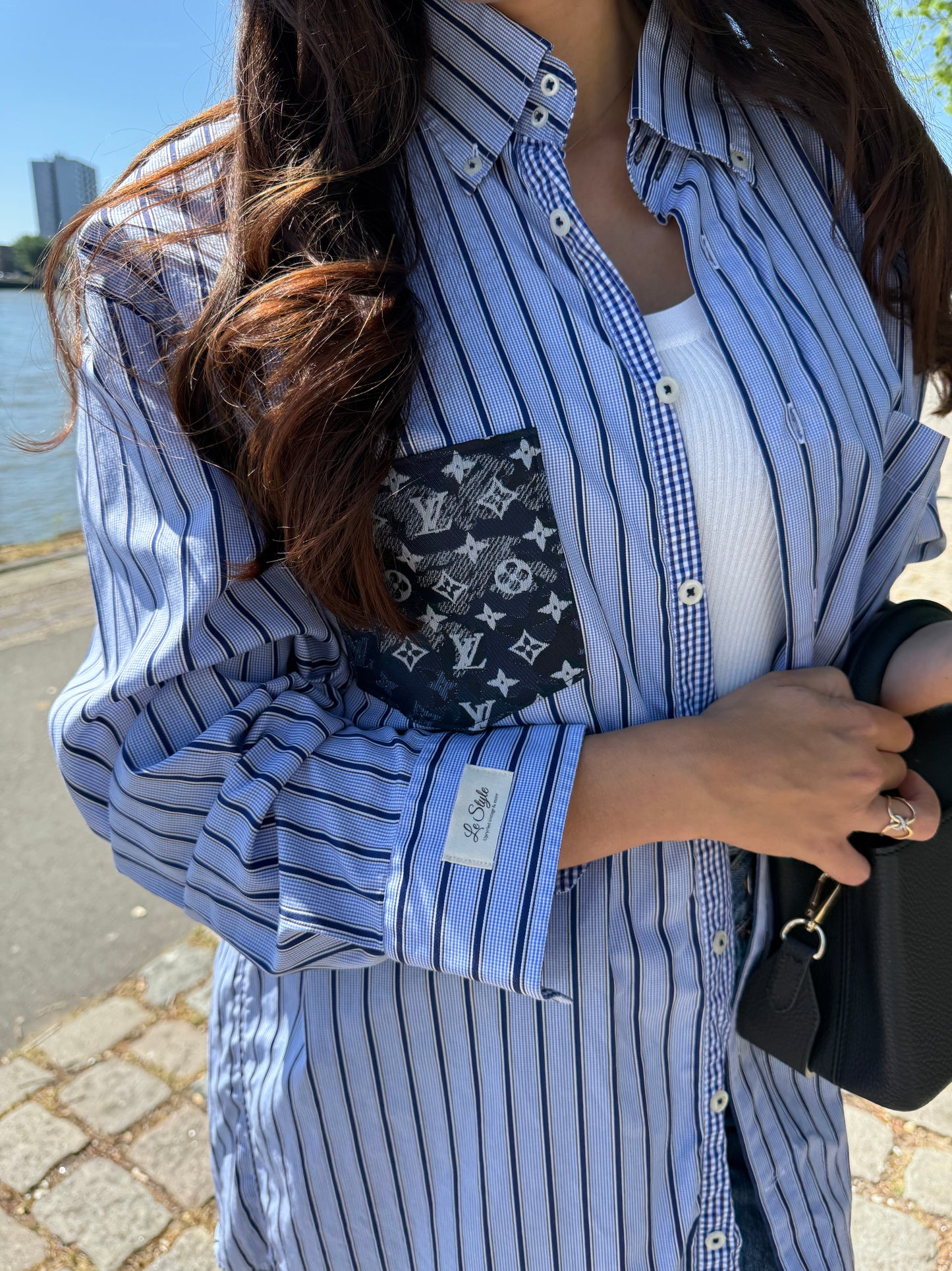 Vintage blouse blue