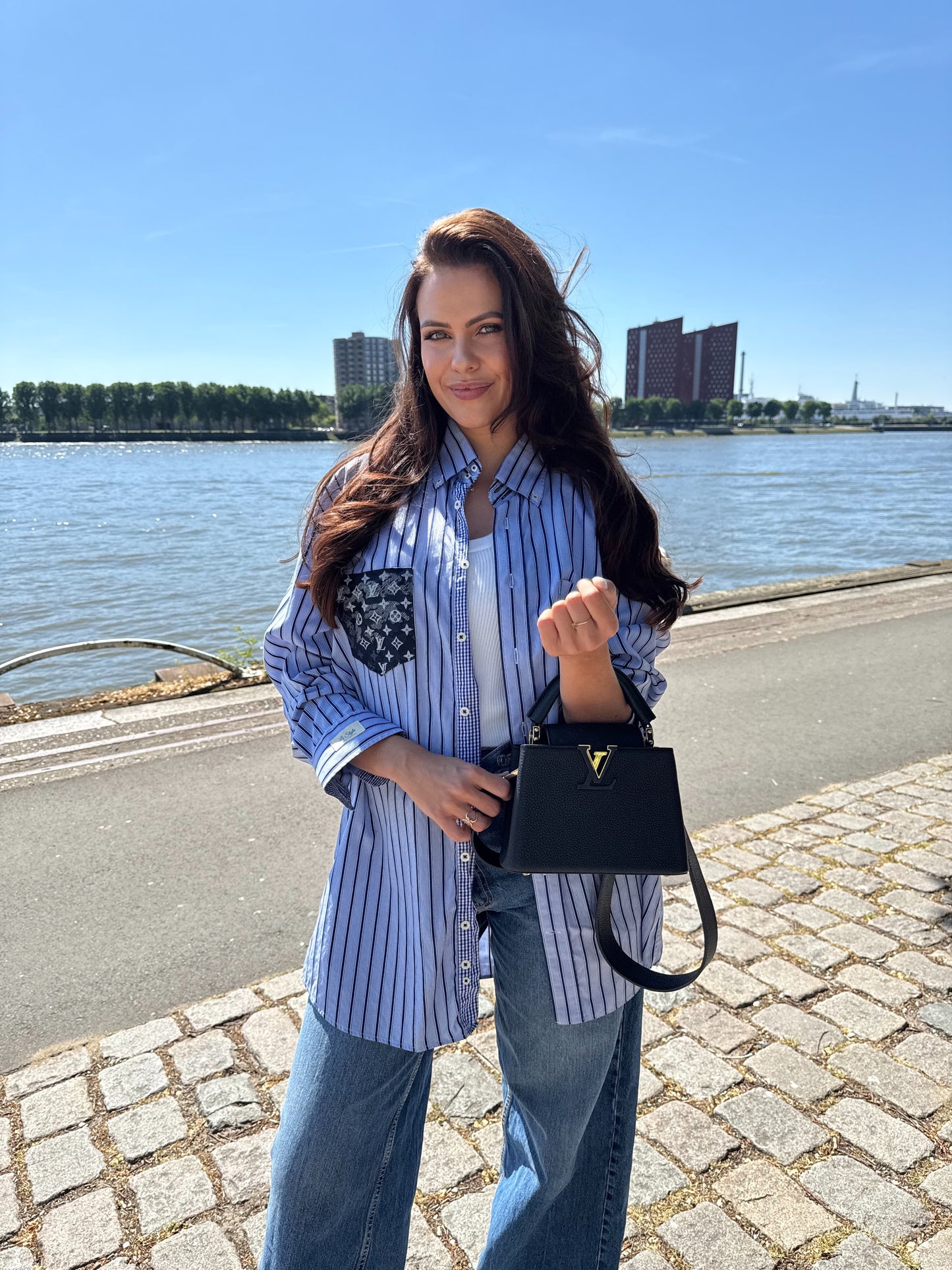 Vintage blouse blue