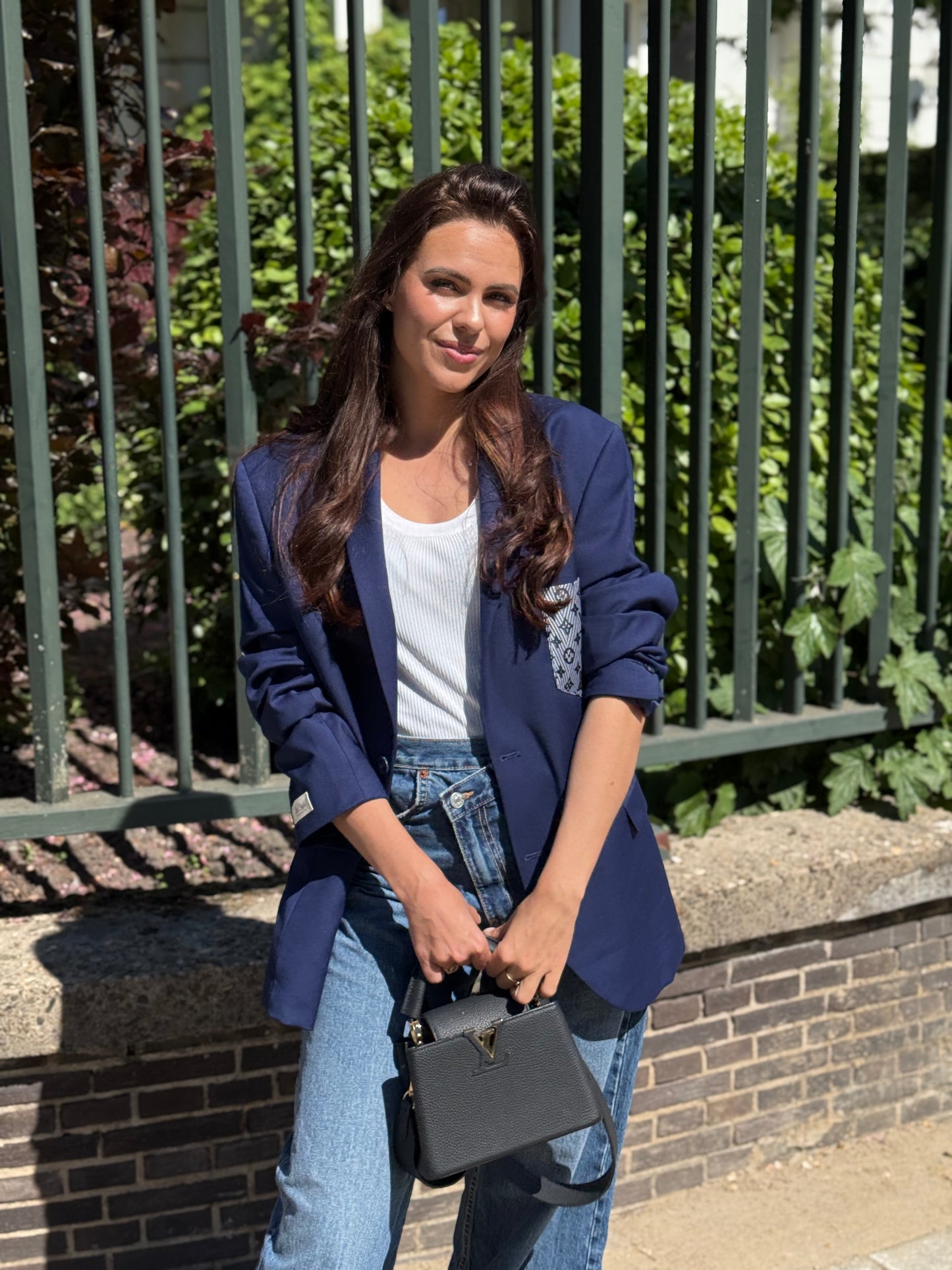 Vintage blazer midnight blue