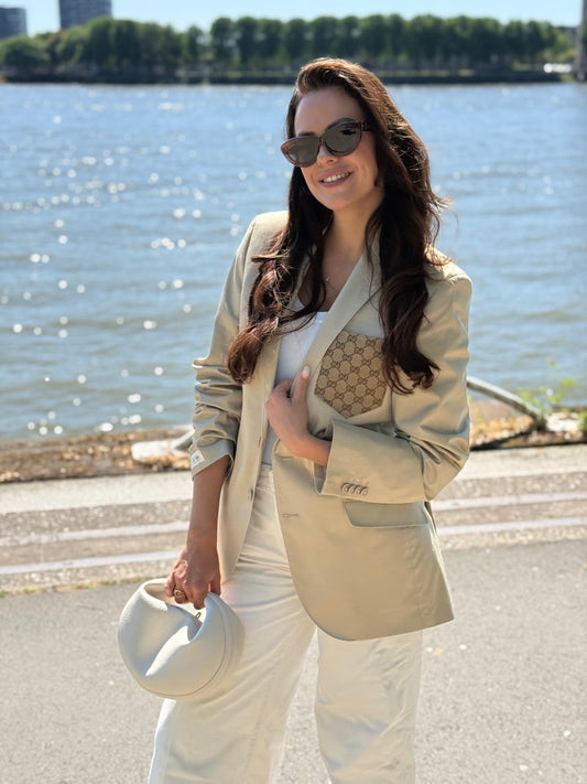 Vintage blazer beige