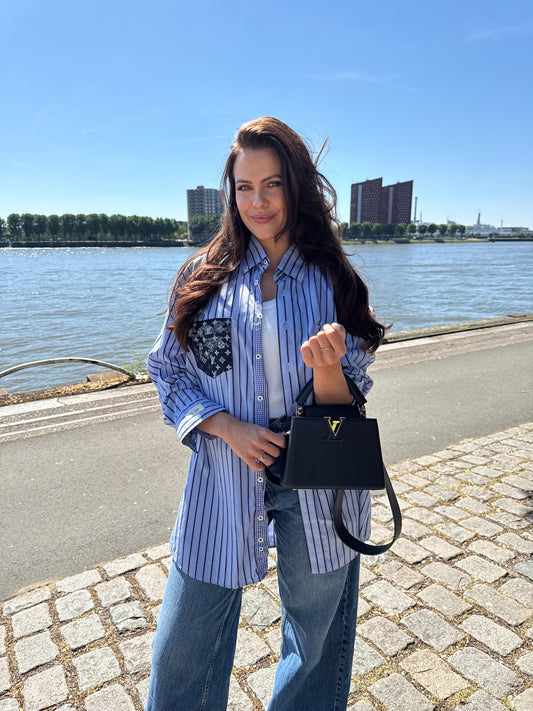 Vintage blouse blue